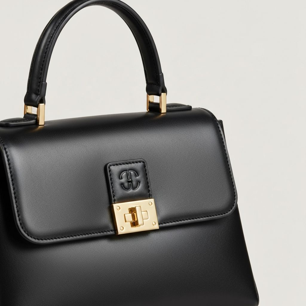 Leather Structured Handbag